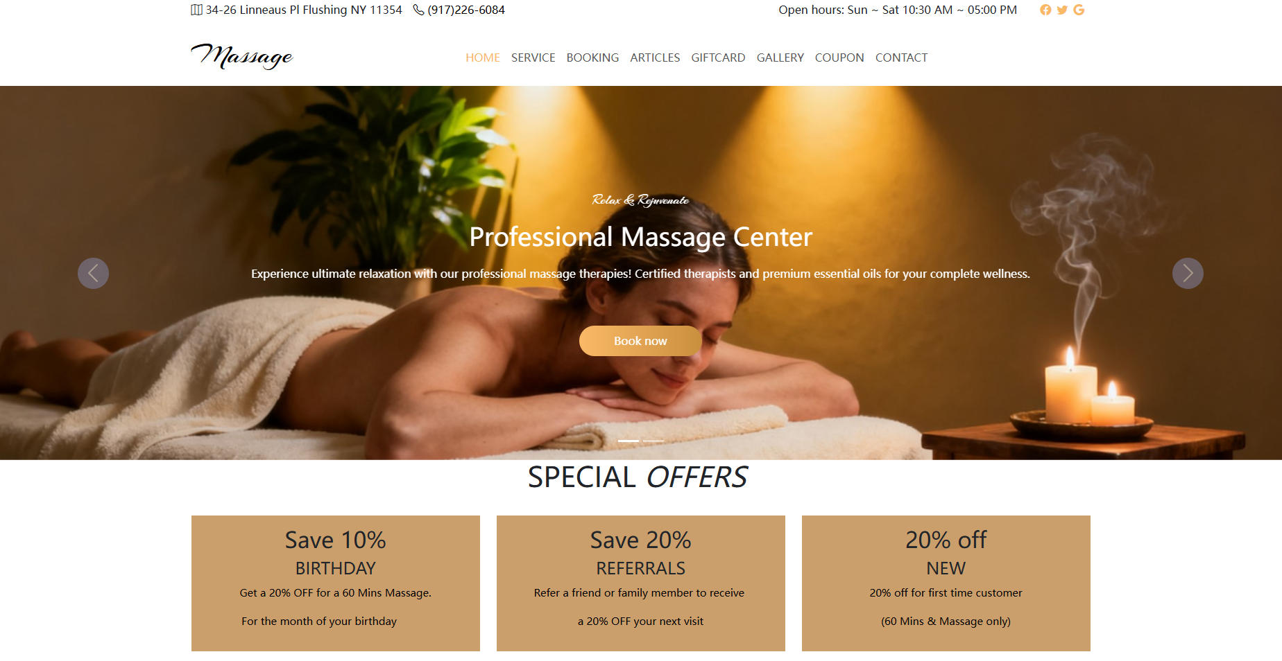 Massage4 Template