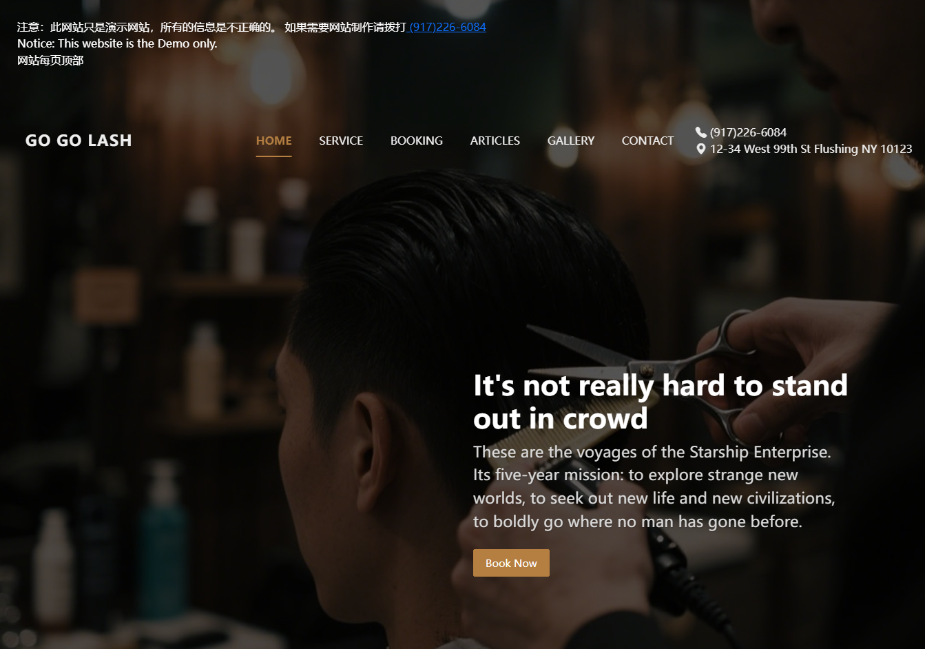 Salon1 Template